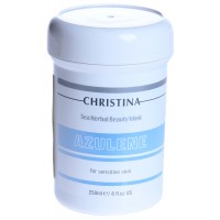 Маска красоты азуленовая для чувствительной кожи / Sea Herbal Beauty Mask Azulene 250 мл Christina
