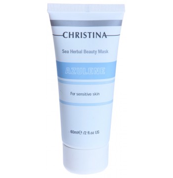 Маска красоты азуленовая для чувствительной кожи / Sea Herbal Beauty Mask Azulene 60 мл Christina