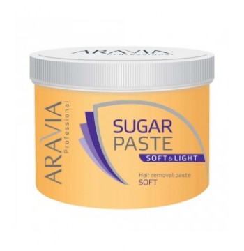 Паста сахарная для депиляции Мягкая и легкая Aravia Soft Light мягкой консистенции 750гр/8
