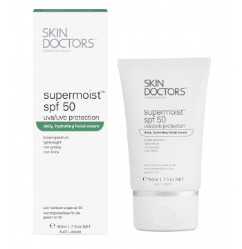 Увлажняющий солнцезащитный крем для лица Supermoist SPF 50 Skin Doctors