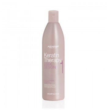 Кератиновый шампунь глубоко очищающий для волос Lisse Design Deep Cleansing Shampoo Alfaparf