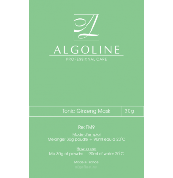 Тонизирующая женьшеневая маска ALGOLINE