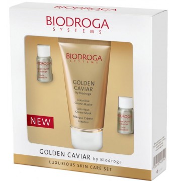 Biodroga Подарочный набор Золотая икра / Golden Caviar / Skin Care 50+2*3 мл Германия