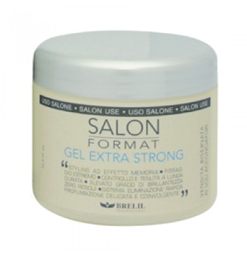 Гель для волос экстра сильной фиксации Brelil Gel Extra Strong Salon Format 500мл