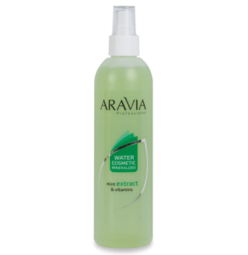 Вода косметическая минерализорованная Aravia Professional с мятой и витаминами