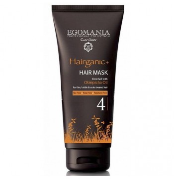 Шампунь Egomania с маслом облепихи для тонких, ломких и окрашенных волос Hairganic 250мл