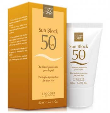 Крем солнцезащитный SPF50 / Sunblock50 SUN 50мл TEGOR Испания