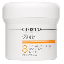 Дневной гидрозащитный крем c SPF 25 (шаг 8) Hydra Protective Day Cream Forever Young 150 мл Christina