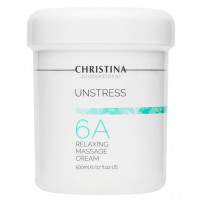 Крем массажный расслабляющий (шаг 6a) / Relaxing Massage Cream Unstress 500 мл Christina
