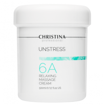 Крем массажный расслабляющий (шаг 6a) / Relaxing Massage Cream Unstress 500 мл Christina