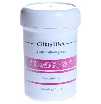 Маска красоты клубничная для нормальной кожи / Sea Herbal Beauty Mask Strawberry 250 мл Christina