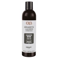 Шампунь с растительным углем, маслами лаванды и иланг-иланга для волос подверженных стрессу ARGABETA Shampoo DETOX 250 мл Dikson