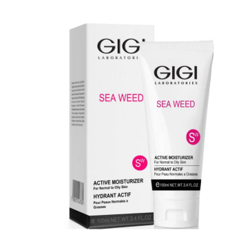 Активный увлажняющий крем для жирной и нормальной кожи Active Moisturizer Sea Weed 100 мл Gigi