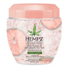 Скраб для тела, помело и гималайская соль Pink Pomelo & Himalayan Sea Salt Herbal Body Salt Scrub 155 г Hempz