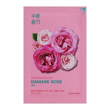Маска тканевая увлажняющая Пьюр Эссенс, дамасская роза Pure Essence Mask Sheet Damask Rose Holika Holika