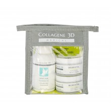 Набор для лица (крем дневной 15 мл, крем ночной 15 мл, гель 15 мл) Travel Kit Biorevital Mini Medical Collagene 3D
