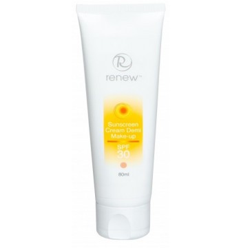 Солнцезащитный тональный крем-антиоксидант SPF-30 Sunscreen cream SPF-30 Make-Up 80 мл Renew
