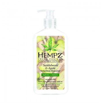 Молочко для тела, сандал и яблоко / Sandalwood & Apple Herbal Body Moisturizer 500 мл Hempz