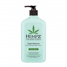 Молочко увлажняющее для тела Тройное увлажнение / Triple Moisture Herbal Whipped Body Creme 500 мл Hempz