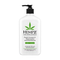 Молочко увлажняющее для тела, кокос и арбуз / Fresh Coconut & Watermelon Herbal Moisturizer 500 мл   Hempz