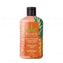 Гель для душа, ананас и медовая дыня Sweet Pineapple & Honey Melon Herbal Body Wash 500 мл Hempz