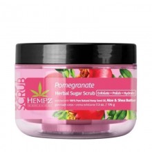 Скраб для тела Сахар и гранат Herbal Sugar Scrub Pomegranate 176мл HEMPZ