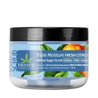 Скраб сахарный для тела Тройное Увлажнение / Hempz Triple Moisture Fresh Citrus Herbal Sugar Scrub 176 г Hempz