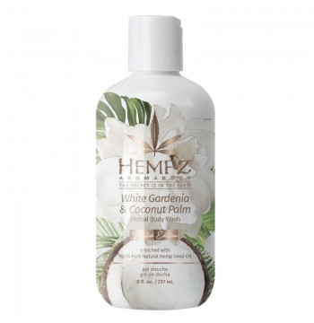 Гель для душа Белая Гардения и Кокос / White Gardenia & Coconut Palm Herbal Body Wash 237 мл Hempz