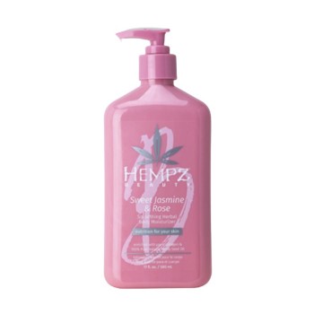 Молочко для тела увлажняющее Сладкий Жасмин и Роза / Sweet Jasmine & Rose Herbal Body Moisturizer 500 мл Hempz