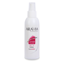 Aravia лосьон 2 в 1 с фруктовыми кислотами против вросших волос и для замедления роста волос