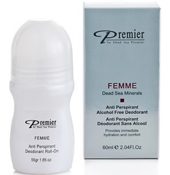 Дезодорант антиперспирант для женщин / Anti Perspirant Alcohol free Deodorant for Women 60мл PREMIER