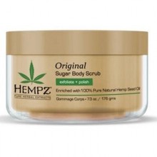 Скраб для тела увлажняющий / Original Herbal Sugar Body Scrub 176мл HEMPZ