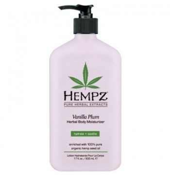 Молочко для тела Hempz увлажняющее слива и ваниль  / Vanilla Plum Herbal Body Moisturizer