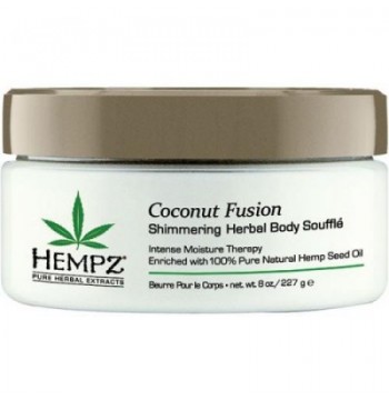 Суфле для тела с кокосом / Herbal Body Souffle Coconut Fusion 227 гр HEMPZ