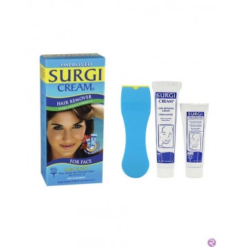 Surgi Набор для удаления волос на лице / Cream Extra Gentle Formula