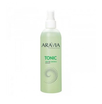 Тоник Aravia для очищения и увлажнения кожи с мятой и ромашкой