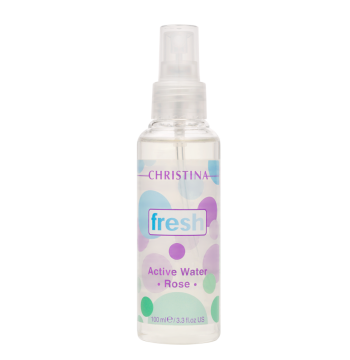 Вода активная розовая для усталой кожи / Fresh Active Rose Water 100мл Christina
