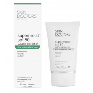 Увлажняющий солнцезащитный крем для лица Supermoist SPF 50 Skin Doctors
