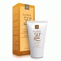 Солнцезащитный крем для жирной кожи Sun Block SPF 50+ oil free Tegor