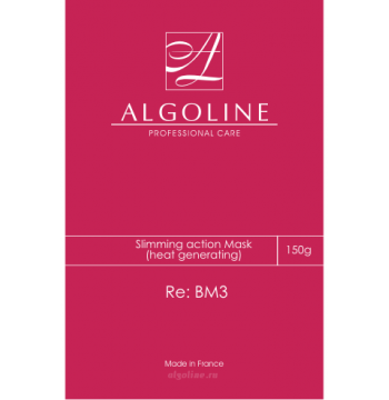 BM3 активное похудение самонагревающаяся маска Slimming action mask  ALGOLINE