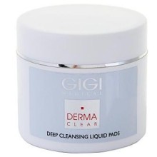 Очищающие ватные диски / Derma Clear Deep cleansing liquid pad GIGI